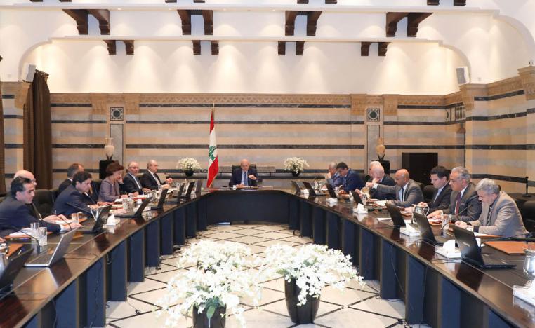 اجتماع الحكومة اللبنانية بعد انقطاع